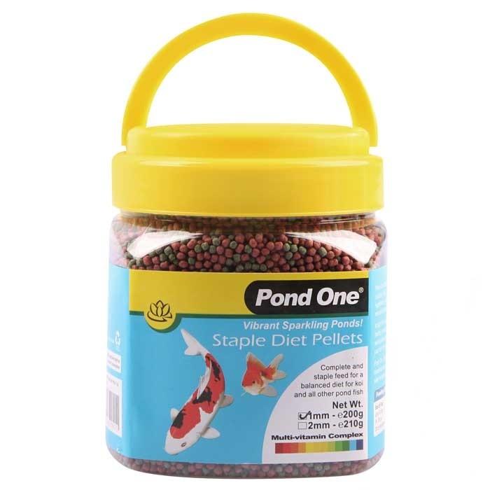 Pond One Staple Diet Pellets 1mm 200g - PetBuy