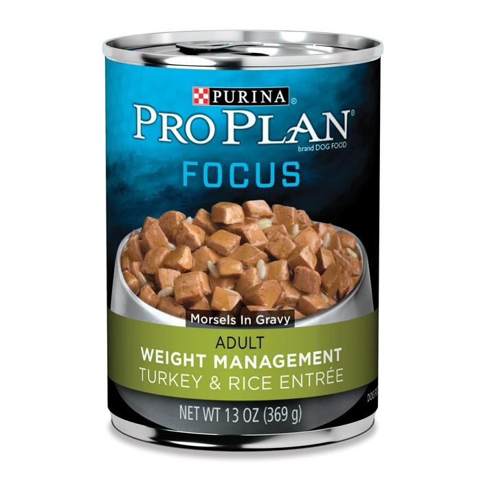 Pro Plan Focus Weight Management Turkey And Rice Adult Dog Food 368g - PetBuy