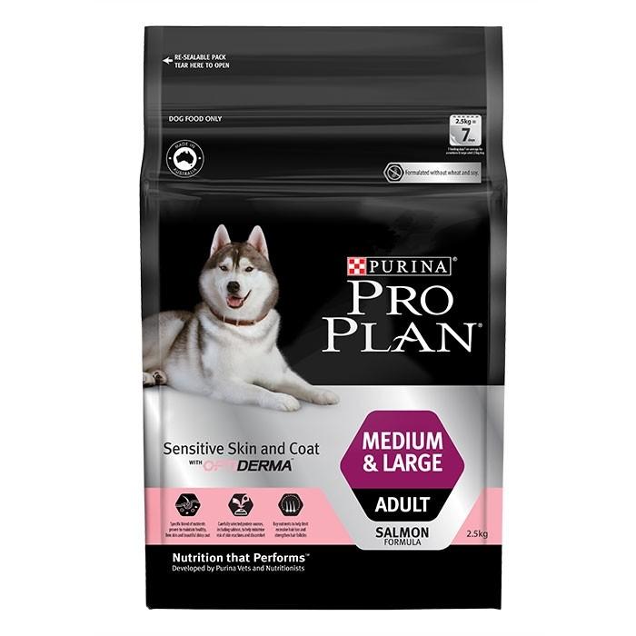 Pro Plan OptiDerma Sensitive Skin Salmon Adult Dog Food - PetBuy
