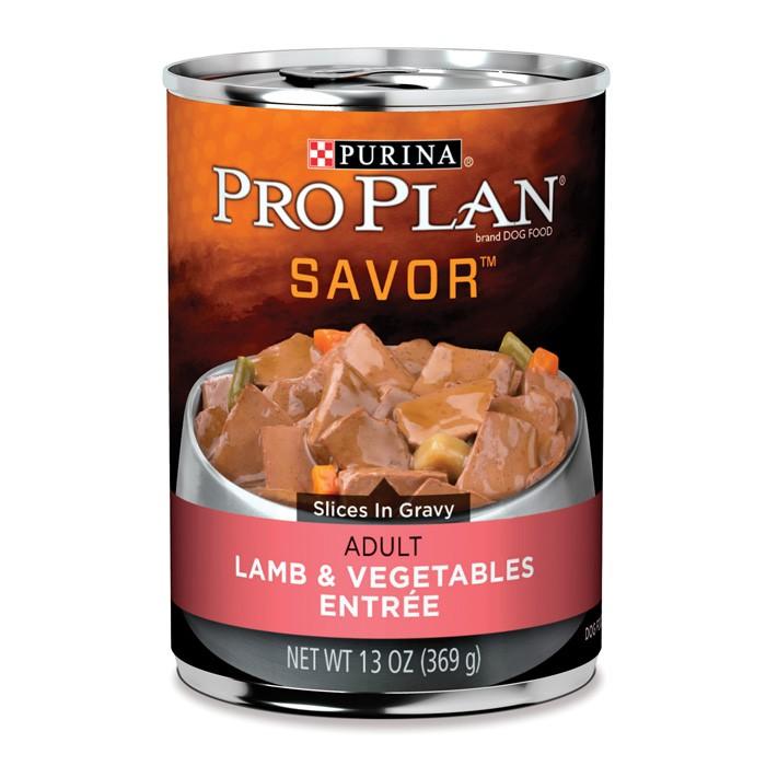 Pro Plan Savor Lamb And Vegetable Adult Dog Food 368gx12 - PetBuy