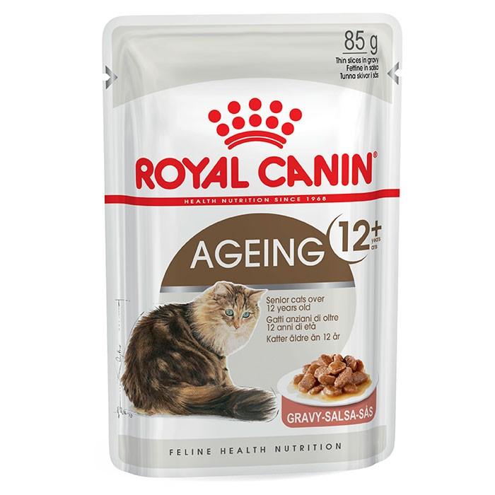 Royal Canin Ageing 12+ Cat Food in Gravy 85g x12 - PetBuy