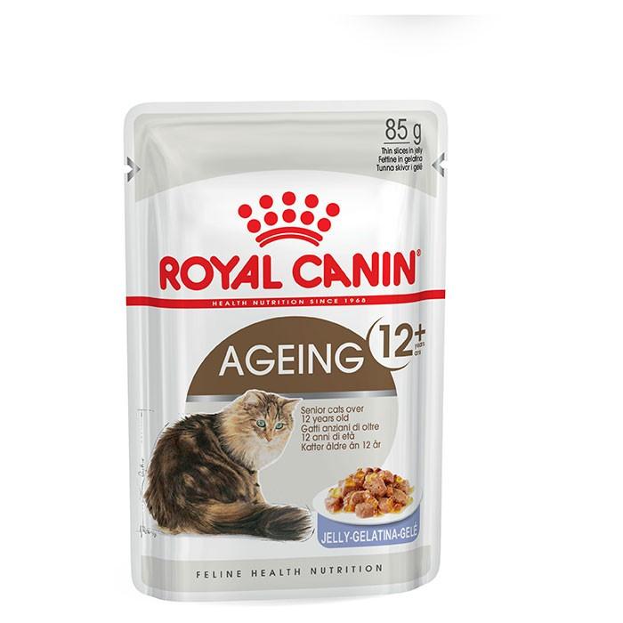 Royal Canin Ageing 12+ Cat Food in Jelly 85g x12 - PetBuy