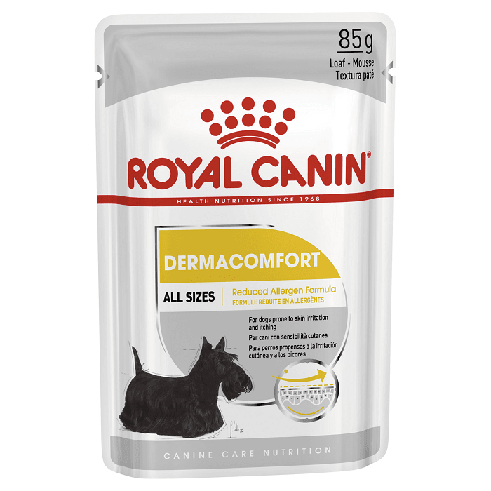 Royal Canin Dermacomfort Adult Dog Pouch 85gx12 - PetBuy