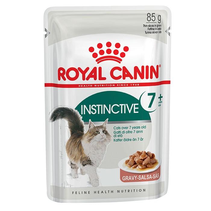 Royal Canin Instinctive 7+ Cat Food in Gravy 85g x12 - PetBuy