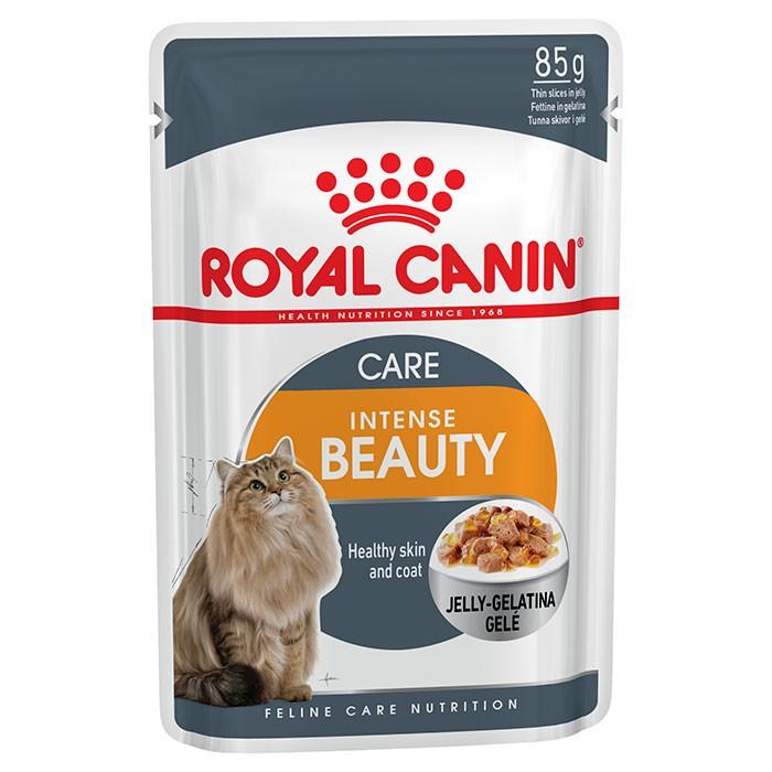Royal Canin Intense Beauty Cat Food in Jelly 85g x12 - PetBuy