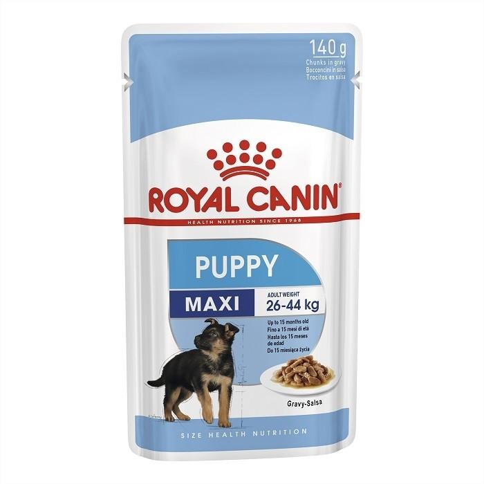 Royal Canin Maxi Breed Junior Puppy Pouch 140gx10 - PetBuy