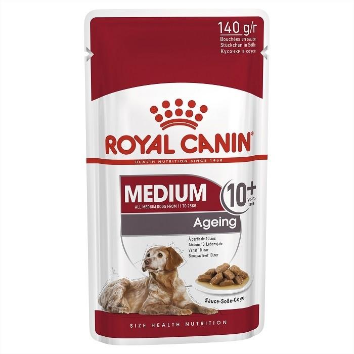 Royal Canin Medium Breed Senior Pouch 140gx10 - PetBuy