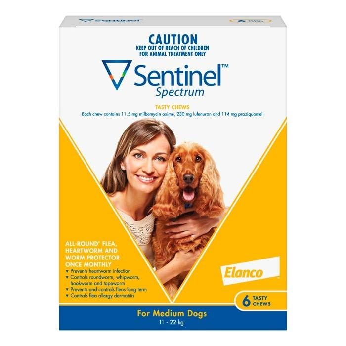 Sentinel Spectrum For Medium Dogs 11-22kg - PetBuy