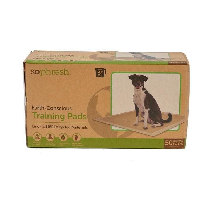 So Phresh Eco 3 Cup Dog Training Pads 50 Pack - PetBuy