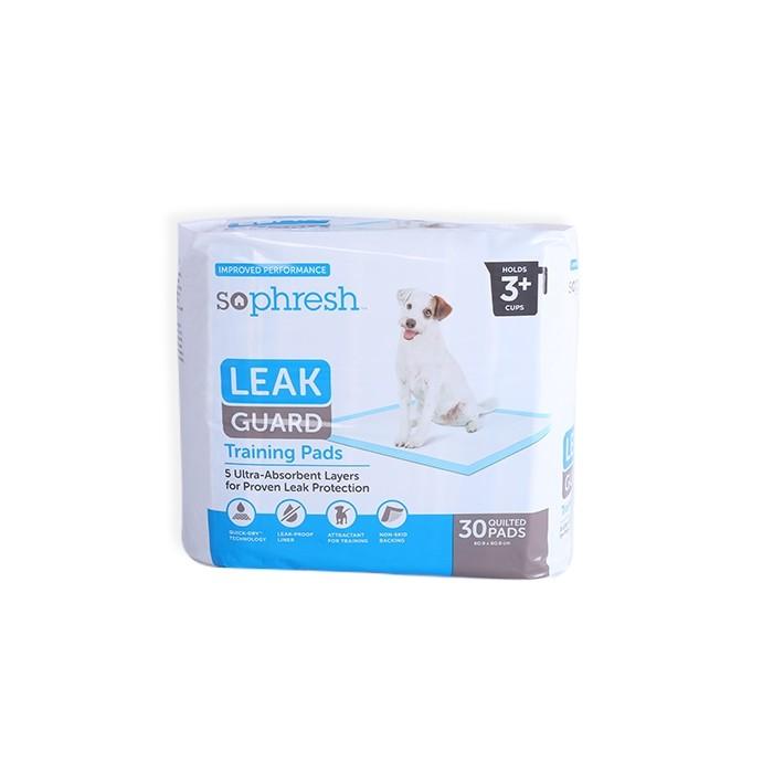 So Phresh Leak Guard 3 Cup Dog Training Pads 30 Pack - PetBuy