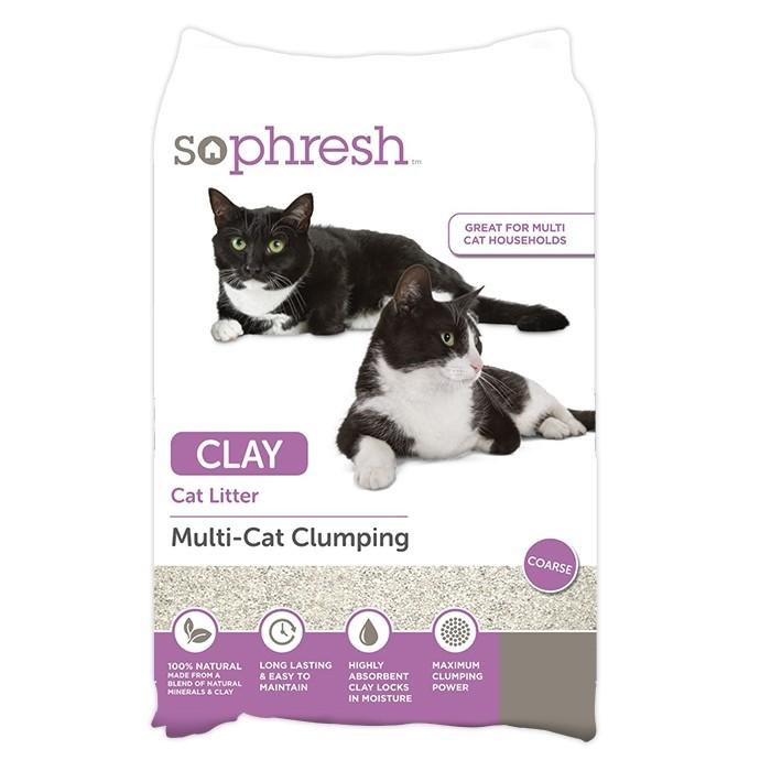 So Phresh Multi-Cat Clay Clumping Cat Litter - PetBuy