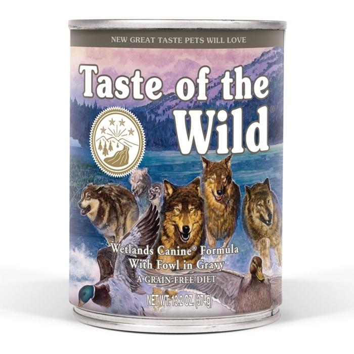 Taste Of The Wild Wetlands Adult Dog Food 374gx12 - PetBuy