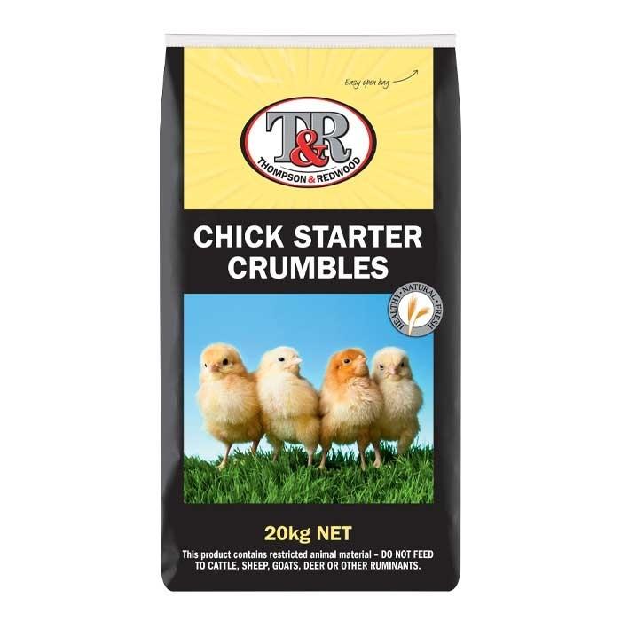 Thompson & Redwood Poultry Chick Starter Crumbles 20kg - PetBuy