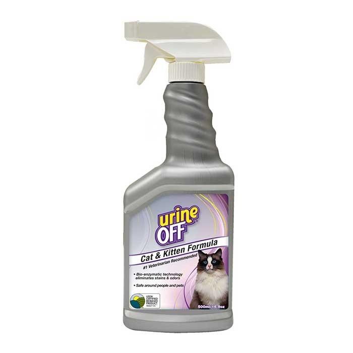 Urine Off Cat & Kitten Odour & Stain Remover Formula 500ml - PetBuy