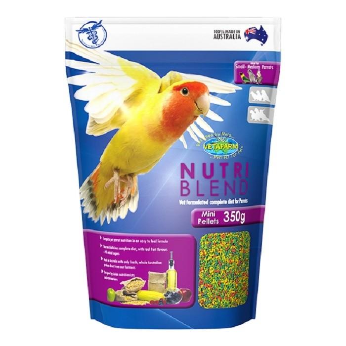Vetafarm Nutriblend Parrot Mini Pellets Bird Food - PetBuy