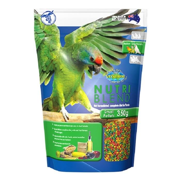 Vetafarm Nutriblend Parrot Small Pellets Bird Food - PetBuy
