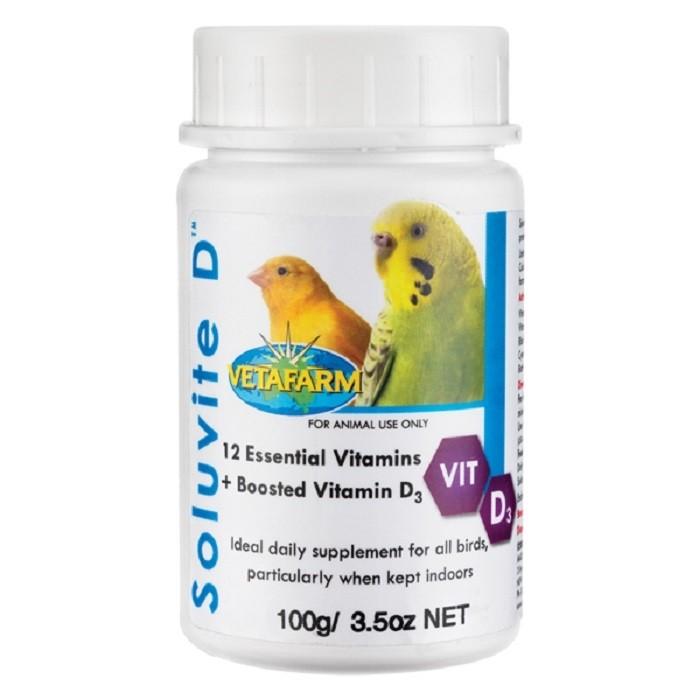 Vetafarm Soluvite D Bird Supplement - PetBuy