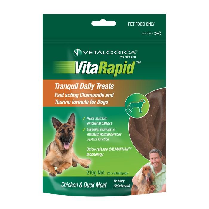 Vetalogica VitaRapid Tranquil Dog Treat 210g - PetBuy