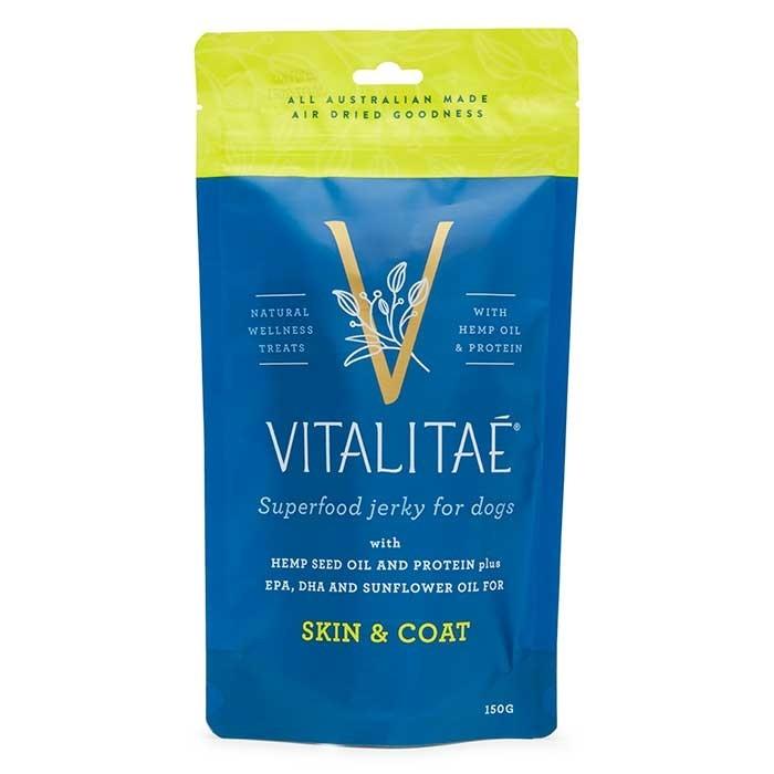 Vitalitae Skin & Coat Jerky Dog Treat 150g - PetBuy