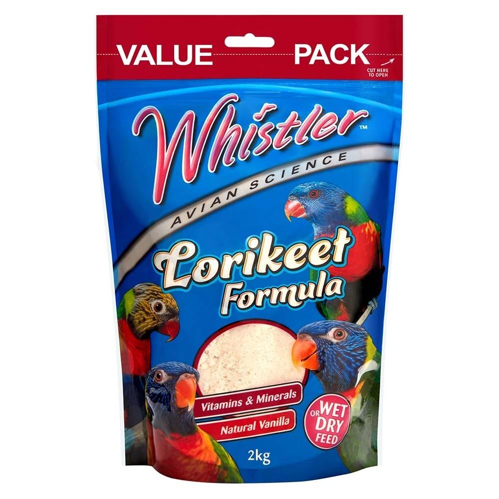 Whistler Wet Dry Formula Lorikeet Food 2kg - PetBuy