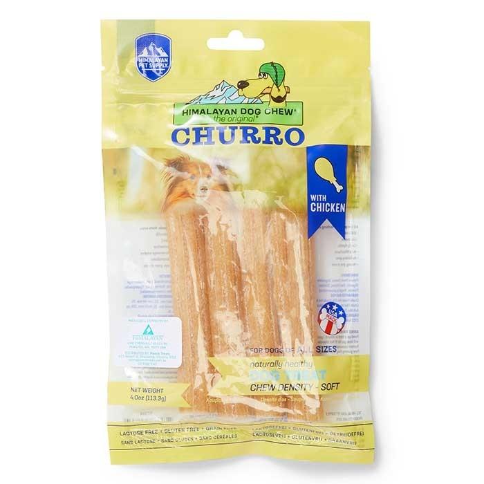 Yaky Churro Chicken Dog Treat 4 Pack - PetBuy